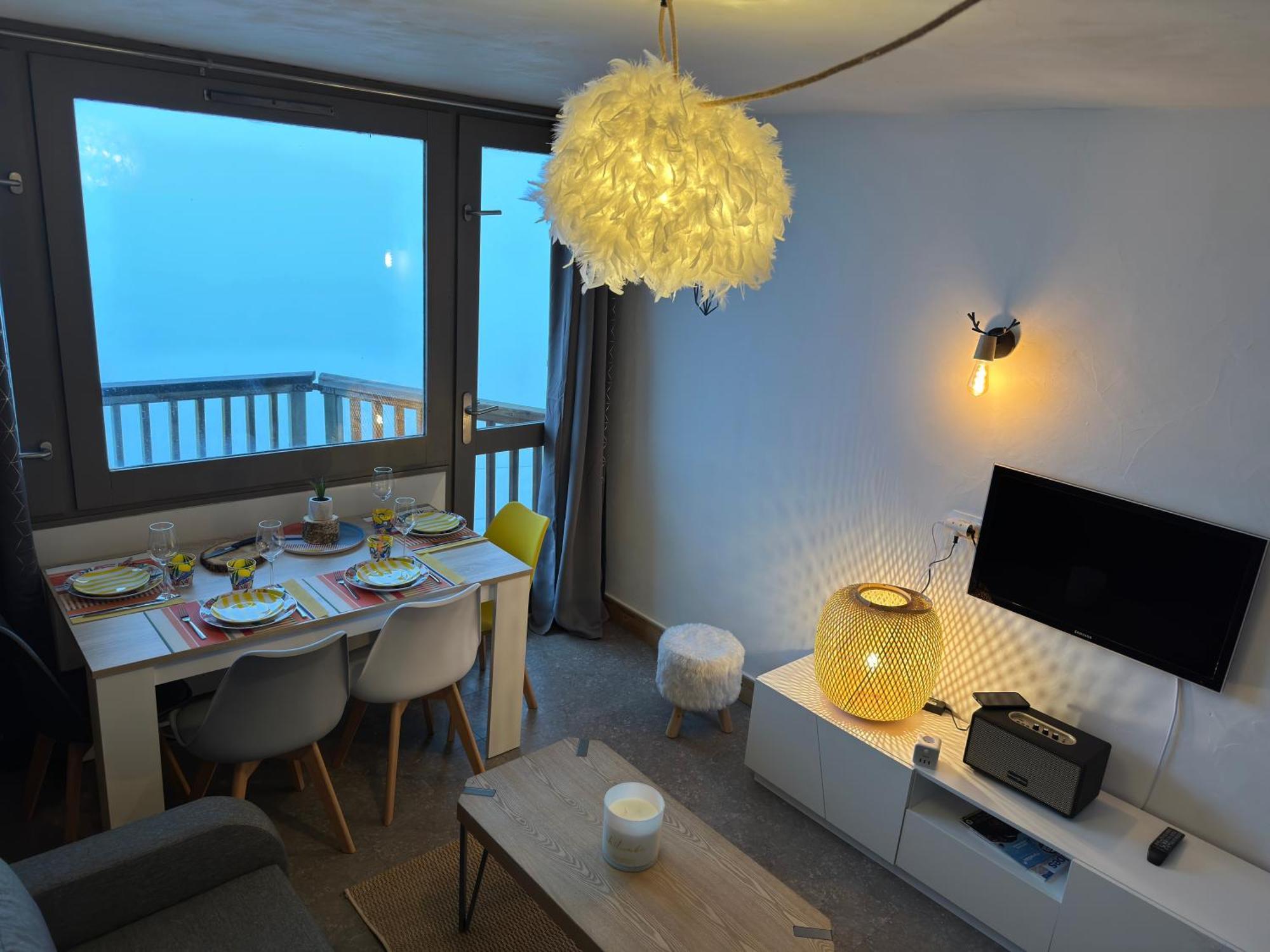 Paquebot Des Neiges - Appartement 4 Personnes - Vue Mont Blanc ラ・プラーニュ エクステリア 写真