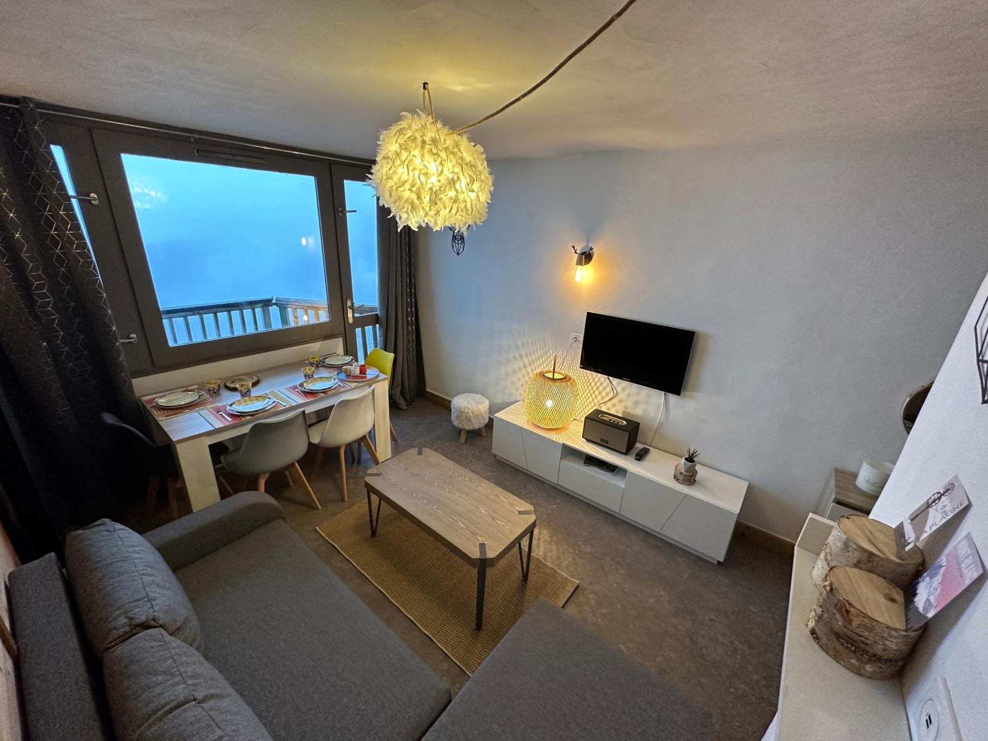Paquebot Des Neiges - Appartement 4 Personnes - Vue Mont Blanc ラ・プラーニュ エクステリア 写真