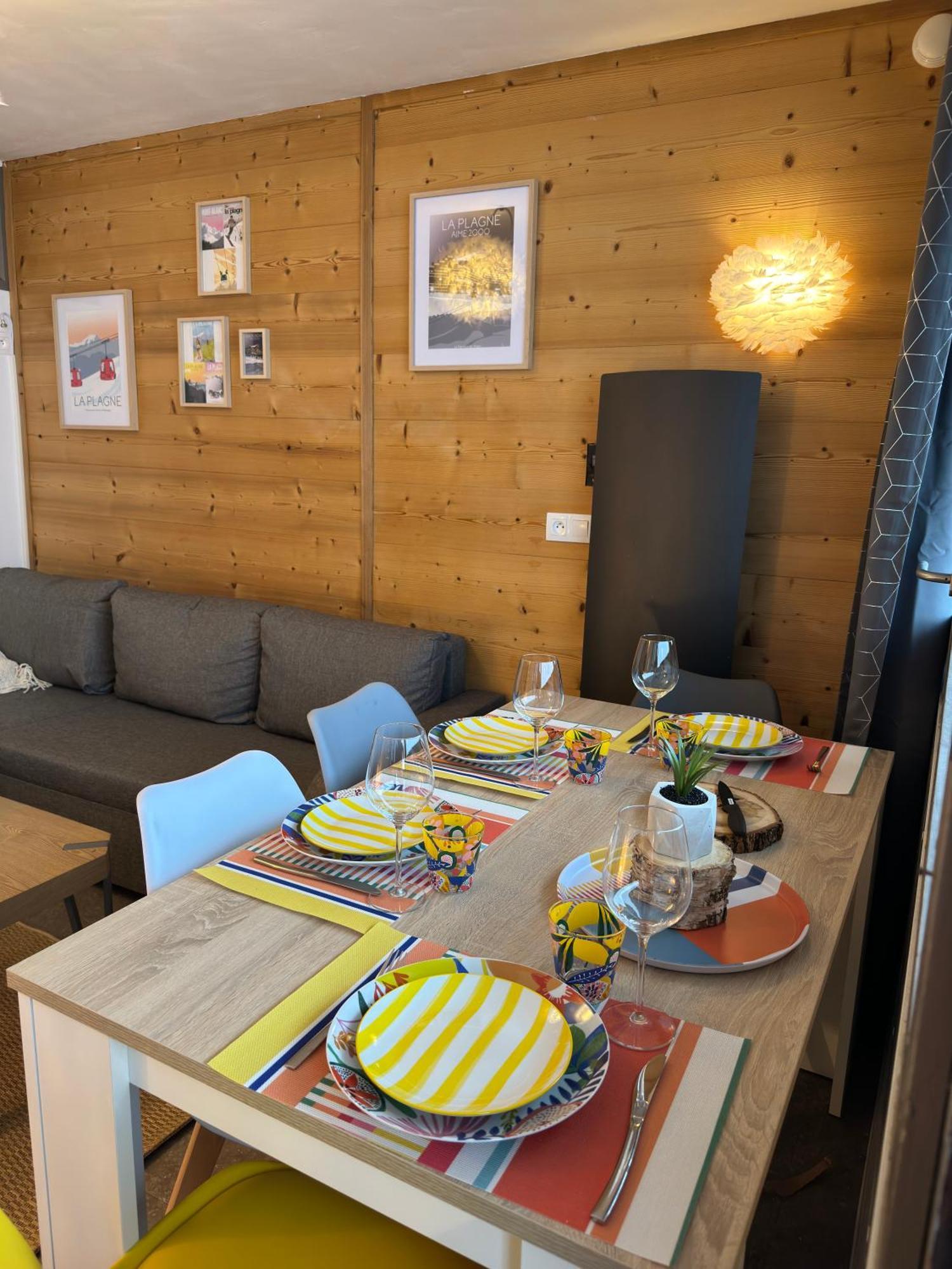Paquebot Des Neiges - Appartement 4 Personnes - Vue Mont Blanc ラ・プラーニュ エクステリア 写真